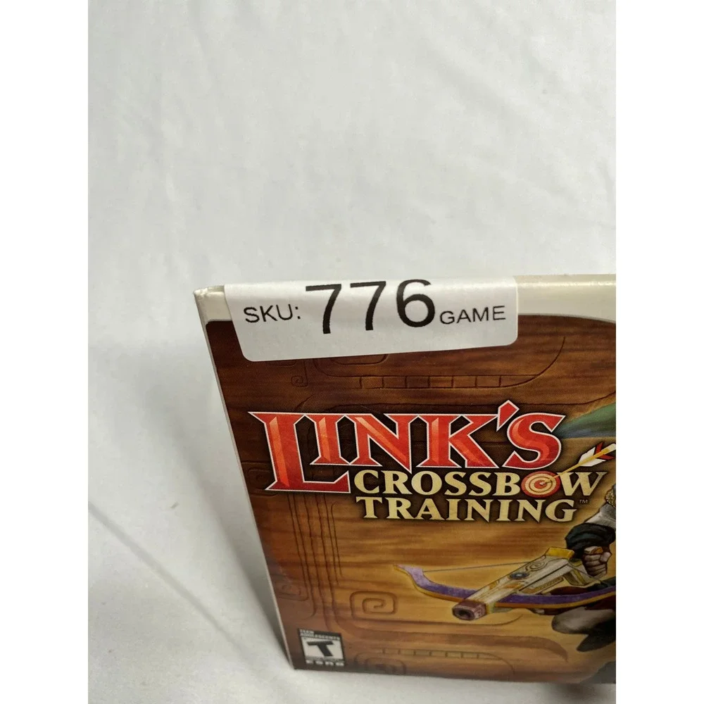 Nintendo Wii Links Crossbow Training Zelda Game with Manual and Sleeve